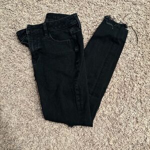 American Eagle Outfitters Black Ankle Cropped Jeans